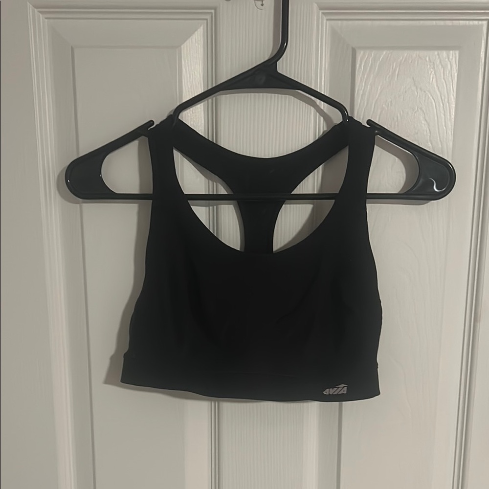 Avia Black Racerback Sports Bra